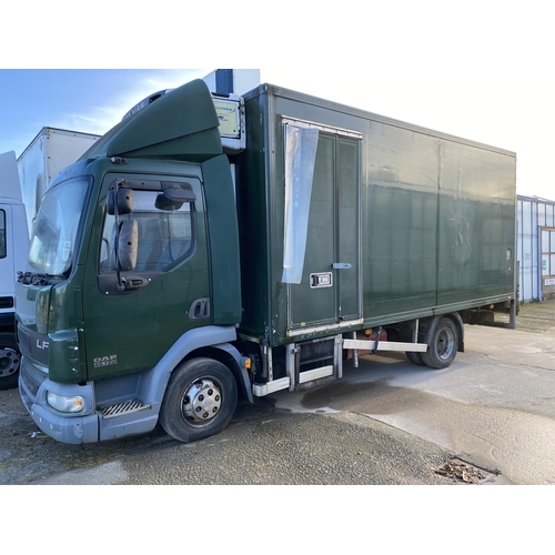 163 - DAF LF 45.150 CONTAINER WAGON REG. NO. MX06 NBD
232,906 KILOMETERS 16' REFRIDGERATED CONTAINER WITH ... 