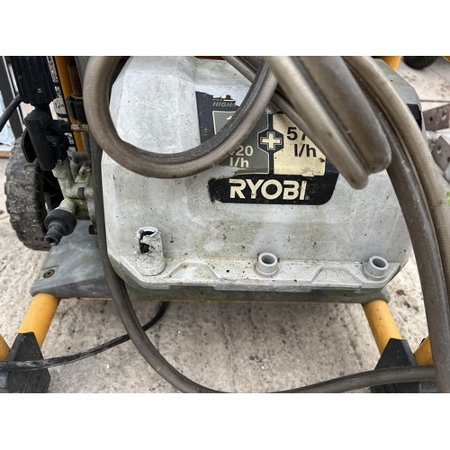 652 - RYOBI PRESSURE WASHER  NO VAT