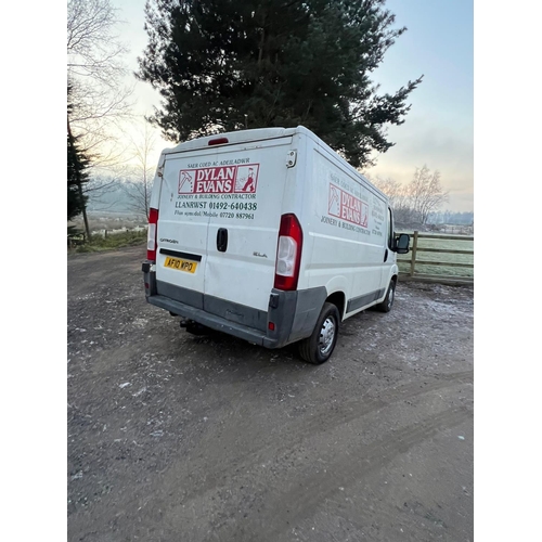 173 - A CITROEN RELAY VAN AF10 WPO MOT TILL 23/3/23 STARTS, RUNS AND DRIVES BUT NO WARRANTY IS GIVEN + VAT