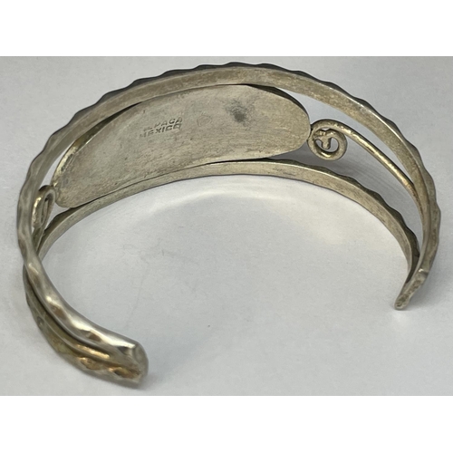 609 - TWO MARKED SILVER BANGLES