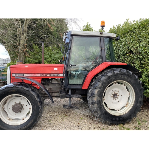 181 - MASSEY FERGUSON 6160 DYNASHIFT TRACTOR N186 TNT  10865 HOURS ON THE CLOCK NO VAT