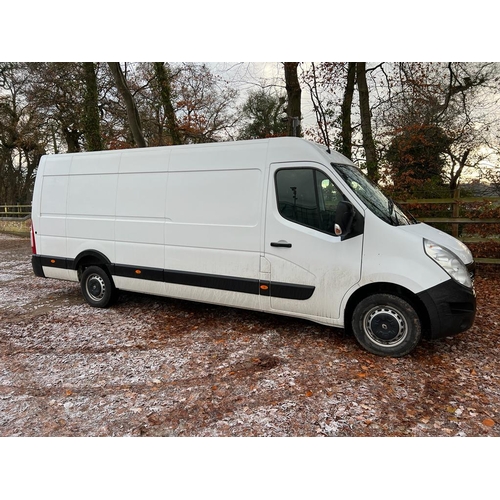 153 - RENAULT MASTER MK18 SGS EXTRA LONG VAN MK18 SGX 34516 MILES MOT 08/12/23 ONLY BEEN USED FOR DELIVERI... 