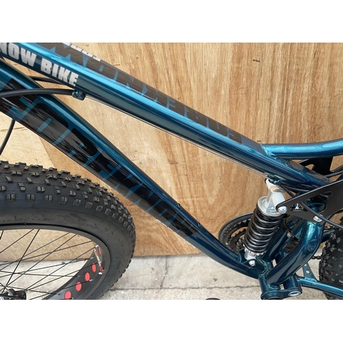 1205 - AN AS NEW FOREKNOW SUPERLITE MOUNTAIN BIKE WITH BREAK DISCS AND 21 SPEED GEAR SYSTEM (SEAT NEEDS RE ... 