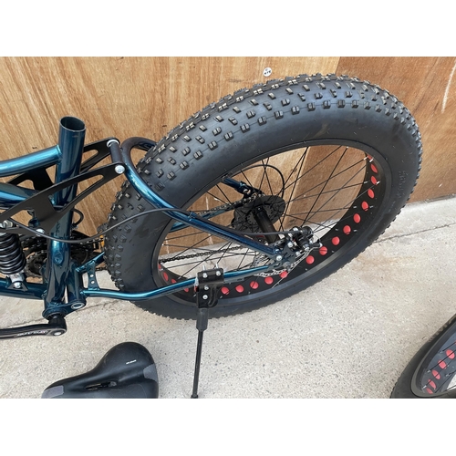 1205 - AN AS NEW FOREKNOW SUPERLITE MOUNTAIN BIKE WITH BREAK DISCS AND 21 SPEED GEAR SYSTEM (SEAT NEEDS RE ... 