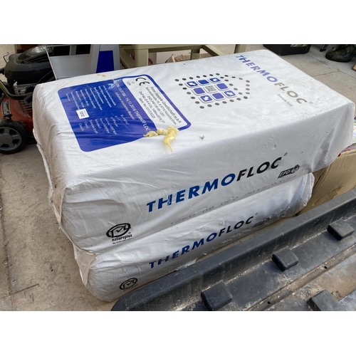 1312 - TWO BALES OF THERMOFLOC INSULATION