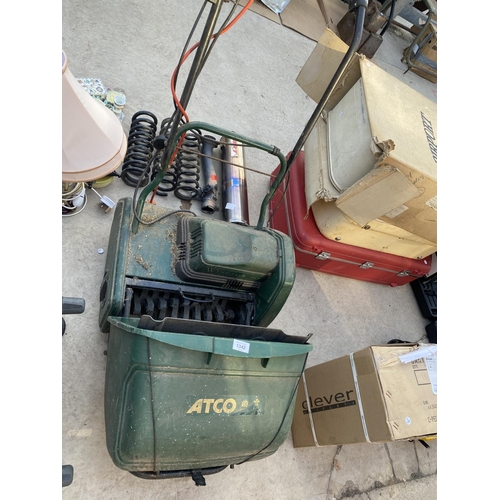 1342 - AN ATCO WINDSOR 14S PETROL LAWN MOWER