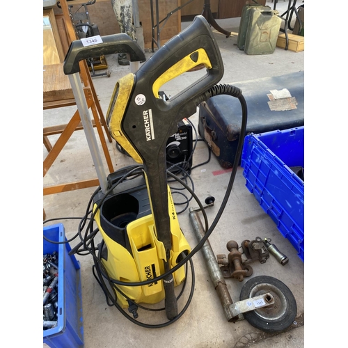 A Karcher K4 Full Control Pressure Washer