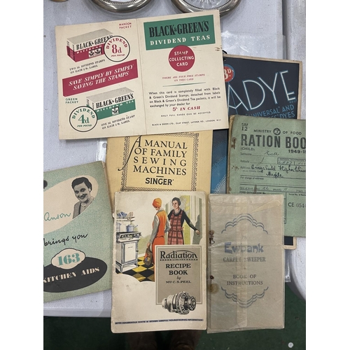 137 - A QUANTITY OF VINTAGE WAR EPHEMERA