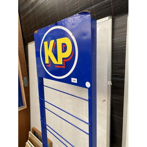 1442 - A METAL KP PEANUT DISPLAY STAND