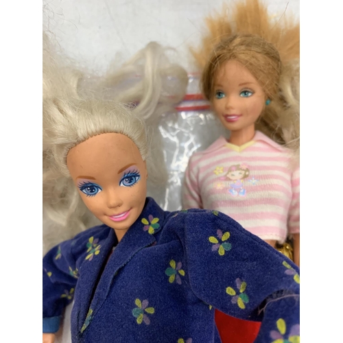 215 - FOUR 1990'S BARBIE STYLE FASHION DOLLS