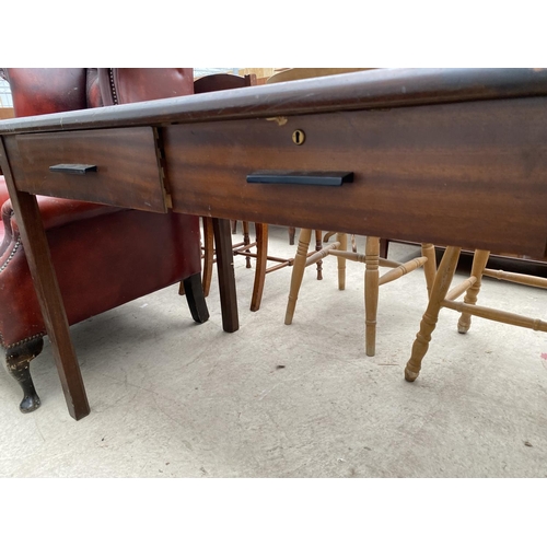 2278 - A MID 20TH CENTURY 'ABBESS' OFFICE TABLE, 48X27