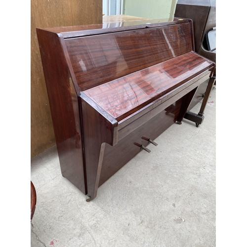 2324 - A 'ZENDER' UPRIGHT OVERSTRUNG PIANO