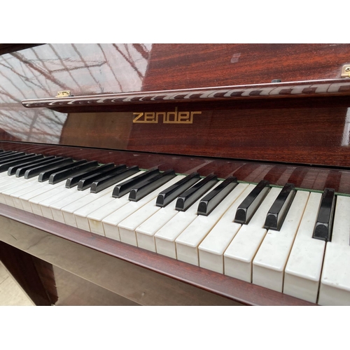 2324 - A 'ZENDER' UPRIGHT OVERSTRUNG PIANO