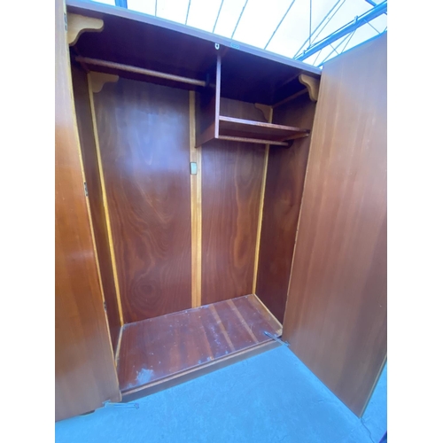 2331 - AN OAK AUSTINSUITE TWO DOOR WARDROBE, 48