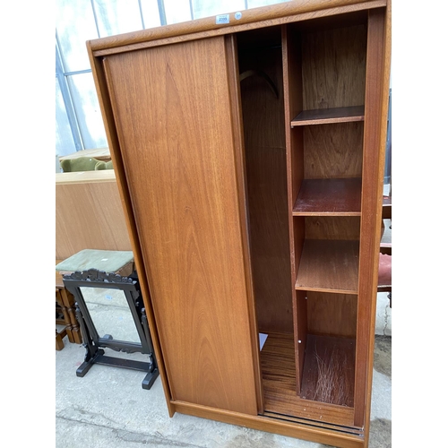 2399 - A RETRO 'AUSTINSUITE' WARDROBE WITH TWO SLIDING DOORS, 36