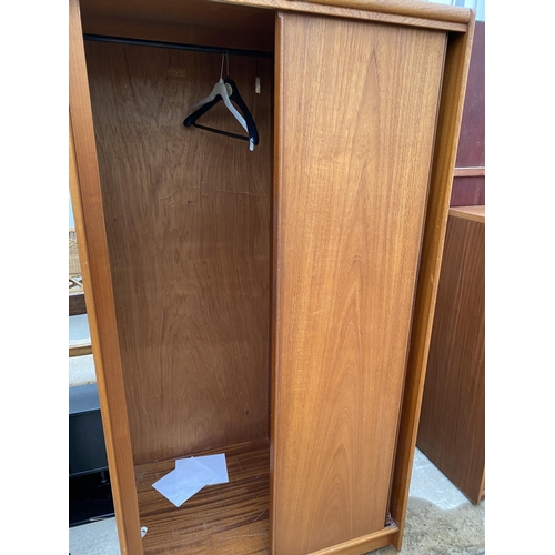 2399 - A RETRO 'AUSTINSUITE' WARDROBE WITH TWO SLIDING DOORS, 36