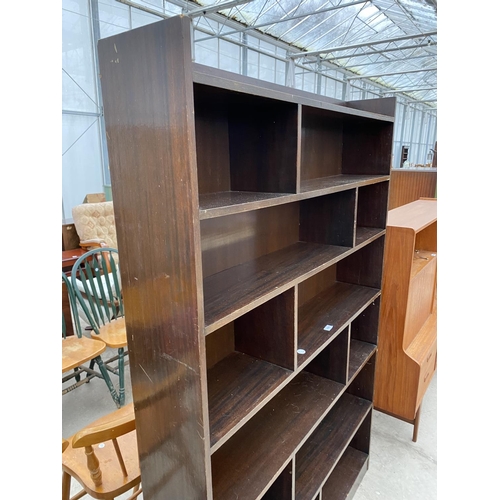 2460 - MODERN TWELVE DIVISION OPEN STORAGE SHELVES, 48