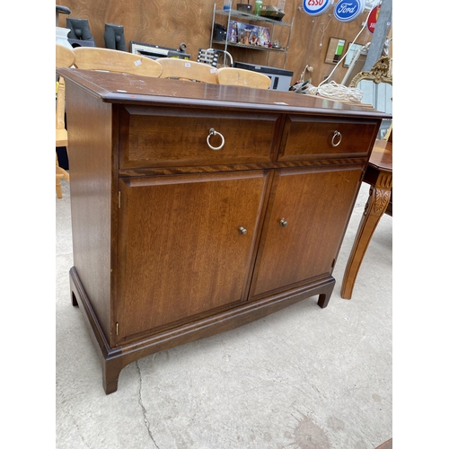 2496 - A STAG MINSTREL SIDEBOARD, 37.5