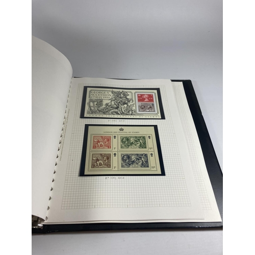 310 - A MIXED GROUP OF G.B STAMPS TO INCLUDE 2 X £5 WINDSOR CASTLE ETC