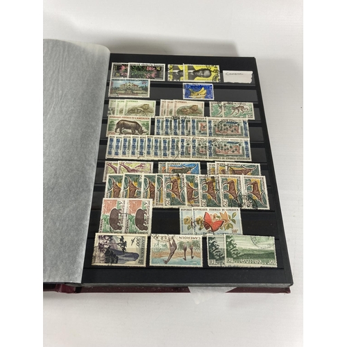 346 - TWO ALBUMS OF STAMPS TO INCLUDE IRAN & MIDDLE EASTERN EXAMPELES