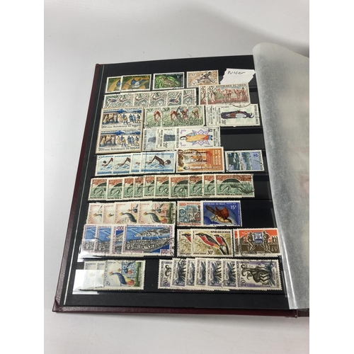 346 - TWO ALBUMS OF STAMPS TO INCLUDE IRAN & MIDDLE EASTERN EXAMPELES