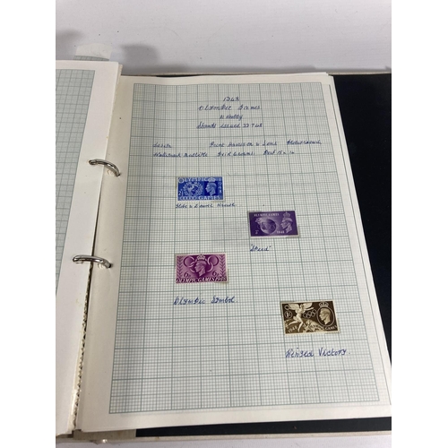 357 - A COLLECTION OF G.B STAMPS IN ALBUM