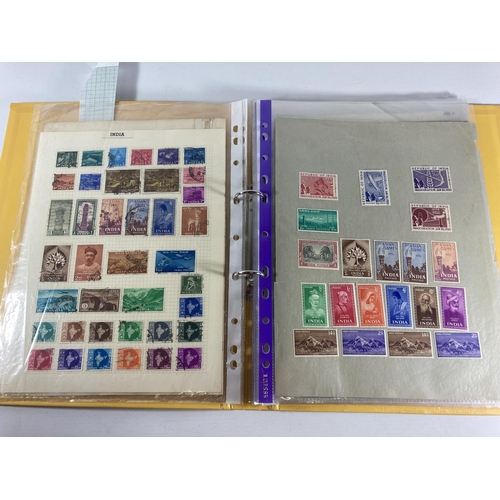 358 - AN ALBUM OF VICTORIAN & LATER INDIAN STAMPS