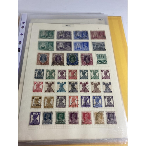 358 - AN ALBUM OF VICTORIAN & LATER INDIAN STAMPS