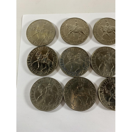 367 - A BAG OF TWENTY 1977 SILVER JUBILEE COINS