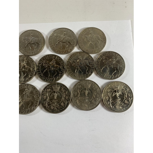 367 - A BAG OF TWENTY 1977 SILVER JUBILEE COINS