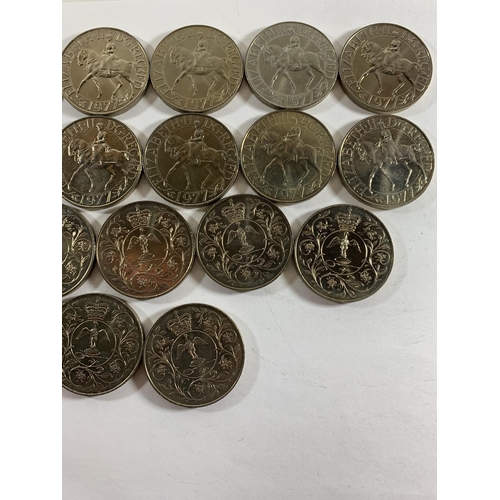 368 - A BAG OF TWENTY 1977 SILVER JUBILEE COINS