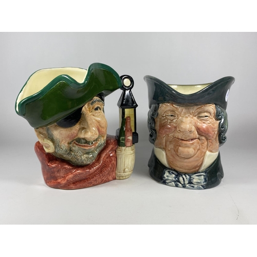 772 - TWO ROYAL DOULTON CHARACTER JUGS