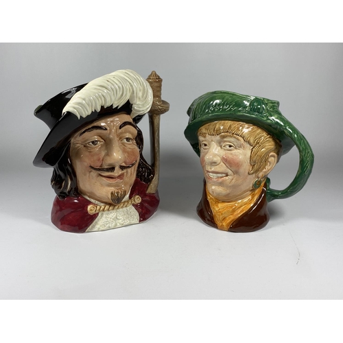 775 - TWO ROYAL DOULTON CHARACTER JUGS