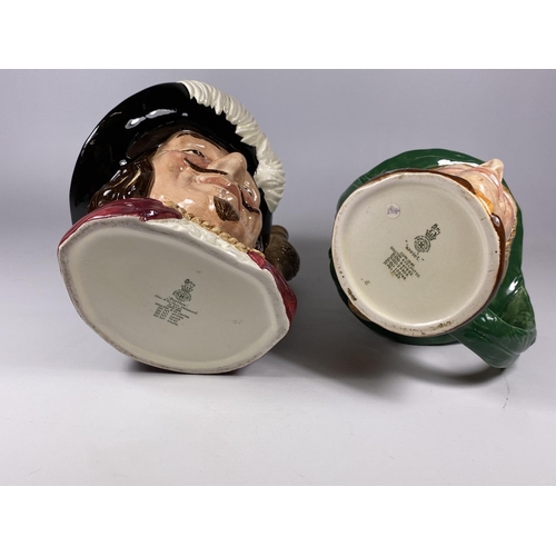 775 - TWO ROYAL DOULTON CHARACTER JUGS