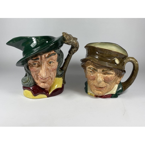 781 - TWO ROYAL DOULTON CHARACTER JUGS