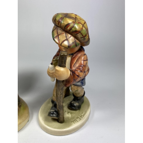 791 - TWO VINTAGE HUMMEL FIGURES TO INCLUDE 'CROSSROADS'