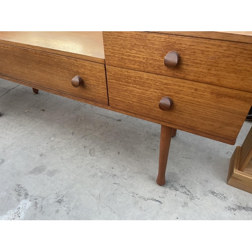 2626 - A RETRO TEAK 'AVALON' DRESSING TABLE, 60