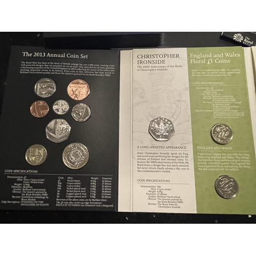 391 - UK , ROYAL MINT , 2013 , ANNUAL COIN SET OF 15 . PRISTINE CONDITION