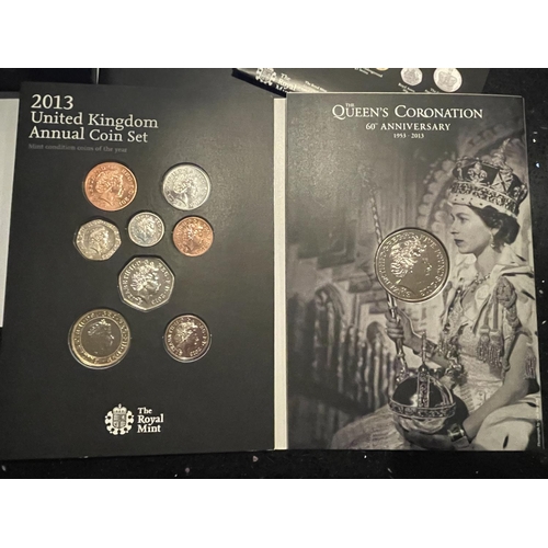 391 - UK , ROYAL MINT , 2013 , ANNUAL COIN SET OF 15 . PRISTINE CONDITION