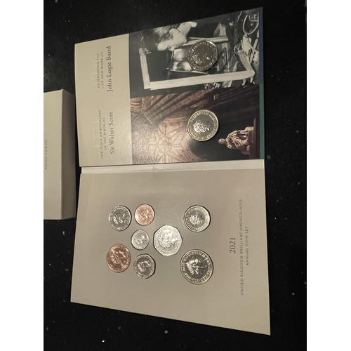 462 - UK , ROYAL MINT , 2021 , ANNUAL COIN SET OF THIRTEEN . PRISTINE CONDITION