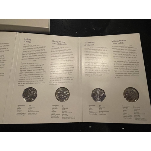 462 - UK , ROYAL MINT , 2021 , ANNUAL COIN SET OF THIRTEEN . PRISTINE CONDITION