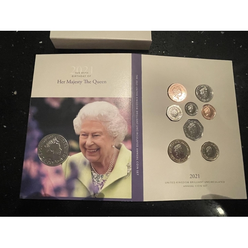 462 - UK , ROYAL MINT , 2021 , ANNUAL COIN SET OF THIRTEEN . PRISTINE CONDITION