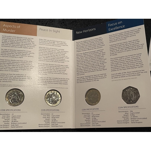 463 - UK , ROYAL MINT , 2020 , ANNUAL COIN SET OF THIRTEEN . PRISTINE CONDITION