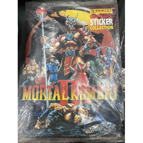 875 - THREE VINTAGE COMICS TO INCLUDE 2000 AD AND MORTAL KOMBAT