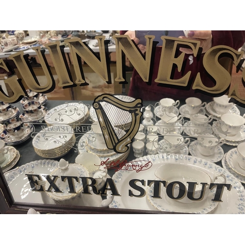 883 - A VINTAGE STYLE 'GUINNESS' MIRROR