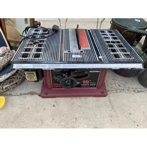 1567 - A POWER DEVIL TABLE SAW