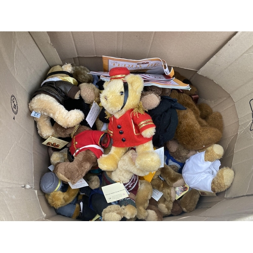 1577 - A LARGE ASSORTMENT OF PLUSH TEDDY BEARS