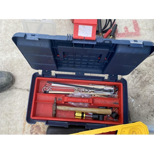 1605 - AN ASSORTMENT OF TOOLS TO INCLUDE AN EINHILL SDS DRILL