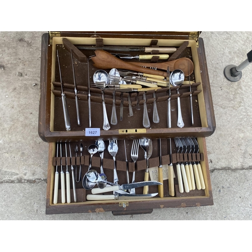 1627 - A PART COMPLETE CANTEEN OF CUTLERY