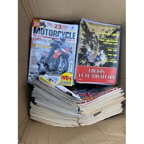 1664 - AN EXTREMELY LARGE COLLECTION OF MOTORCYCLE SPORT MAGAZINES